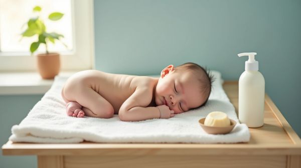Change de bébé : liniment ou savon, que choisir pour le soin du siège ?